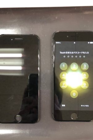 iphone８液晶修理！[神戸市須磨区よりご来店！]