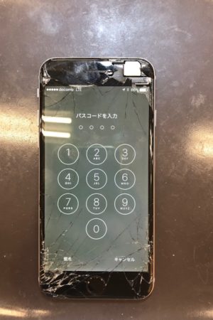 iPhone６画面割れ修理！[神戸市垂水区よりご来店]