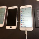 京都市右京区より、iPhone7画面割れ交換修理・iPhone6電池パック交換修理でご来店☆