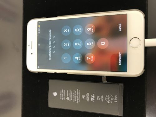 守口市大日付近より、iPhone6s電池交換でご来店！