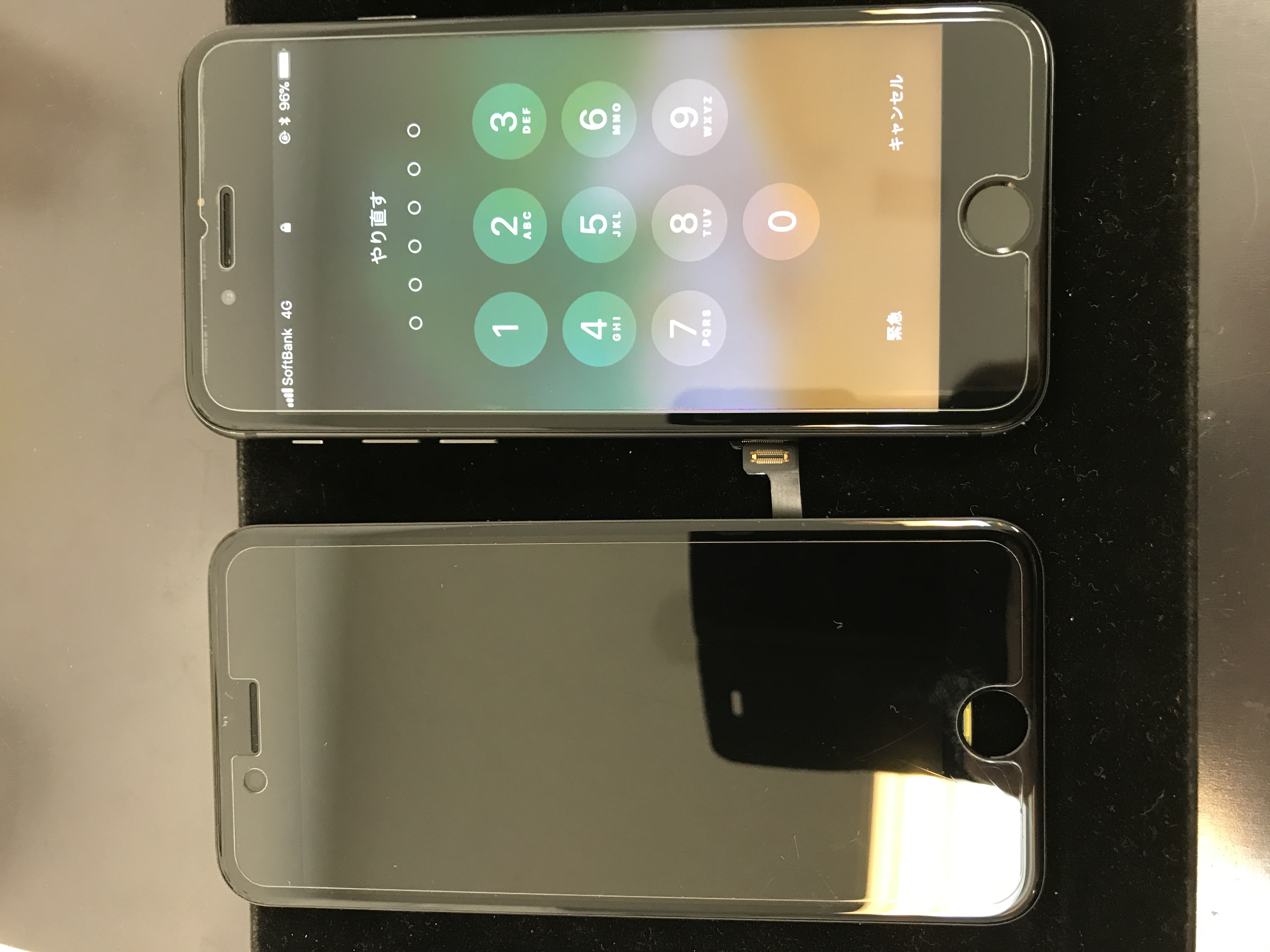 門真市速見町付近より、iPhone8画面修理でご来店！